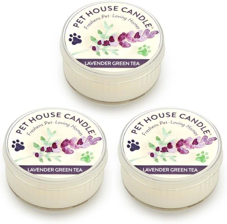 Pet House Mini Candle Lavender Green Tea 1.5 oz