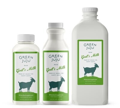 Green Juju Raw Goat Milk 64 oz