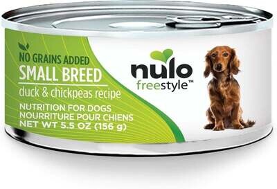 Nulo Can FreeStyle Small Breed Duck Chickpeas Pate for Dogs 5.5oz