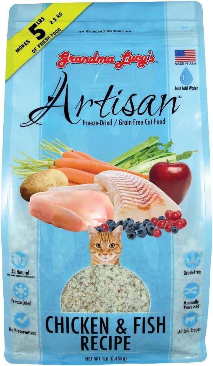 Grandma Lucy&#39;s Artisan Cat Grain Free Chicken &amp; Fish 1 lbs