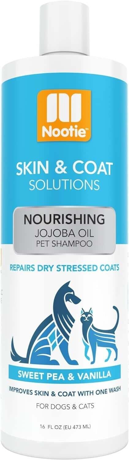 Nootie Nourishing Jojoba Oil Pet Shampoo Sweet Pea &amp; Vanilla 16 oz