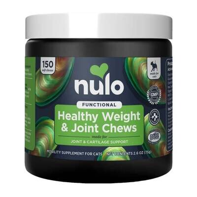 Nulo Functional Healthy Weight and Joint Soft Chew Supplements for Cats 2.6 oz