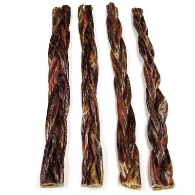 Tuesday&#39;s Natural Dog Company Braided Gullet Sticks 12 inch