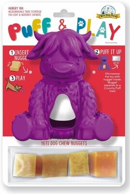 Yeti Hangry Yak Puff &amp; Play Toy Purple