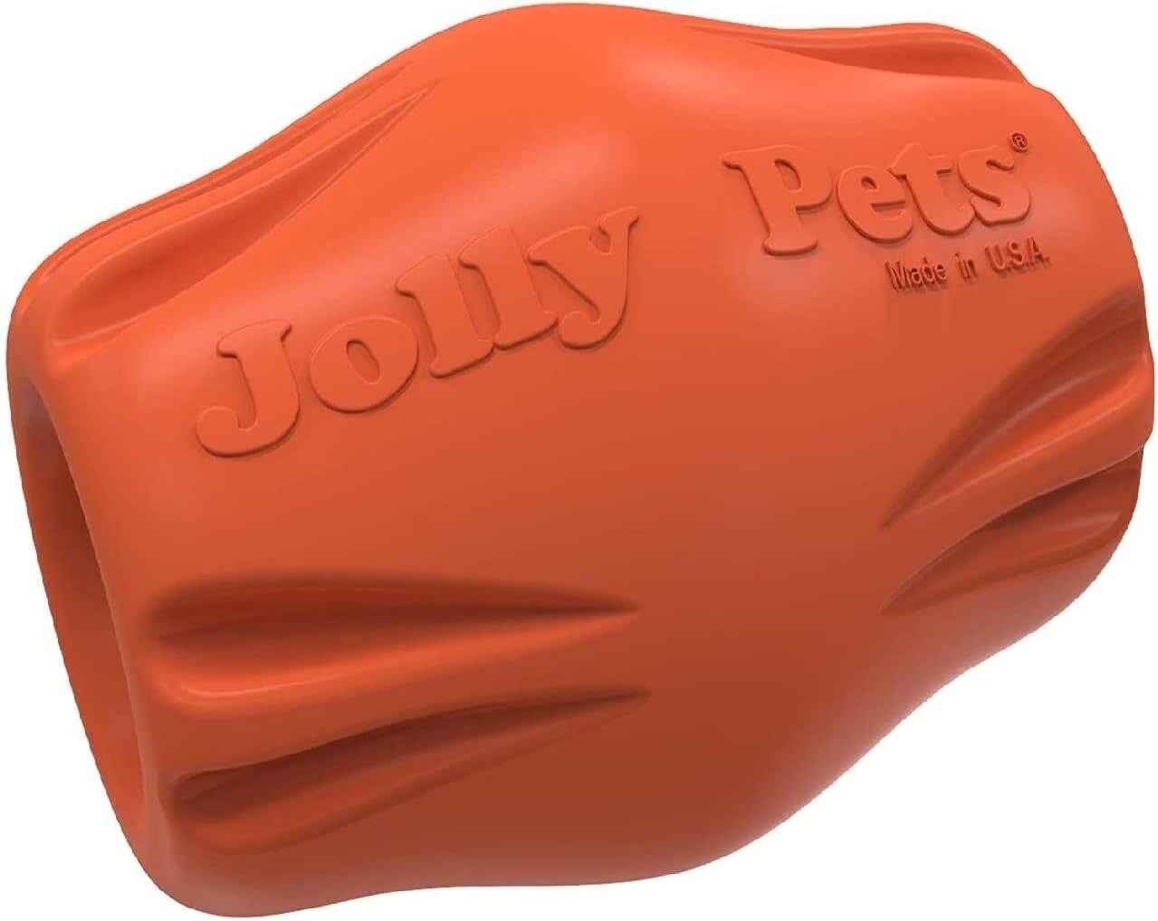 Jolly Pets Flex N Chew Bobble Large 3&quot; Orange