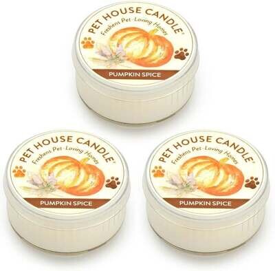 Pet House Mini Candle Pumpkin Spice 1.5 oz