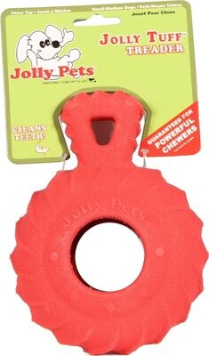 Jolly Pets Jolly Tuff Treader Small 4.5&quot; Red