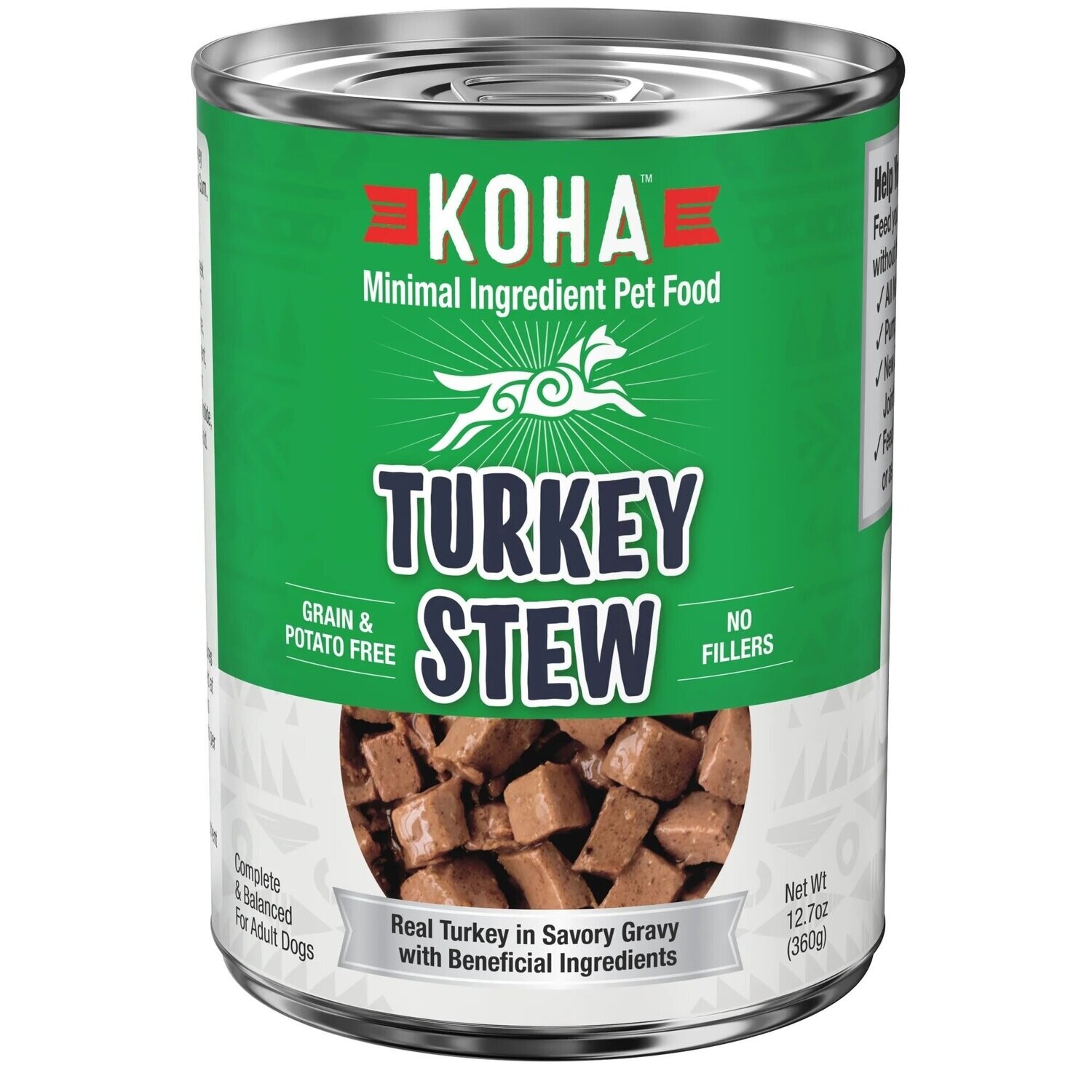 Koha Dog Can Stew GF Turkey 12.7 oz