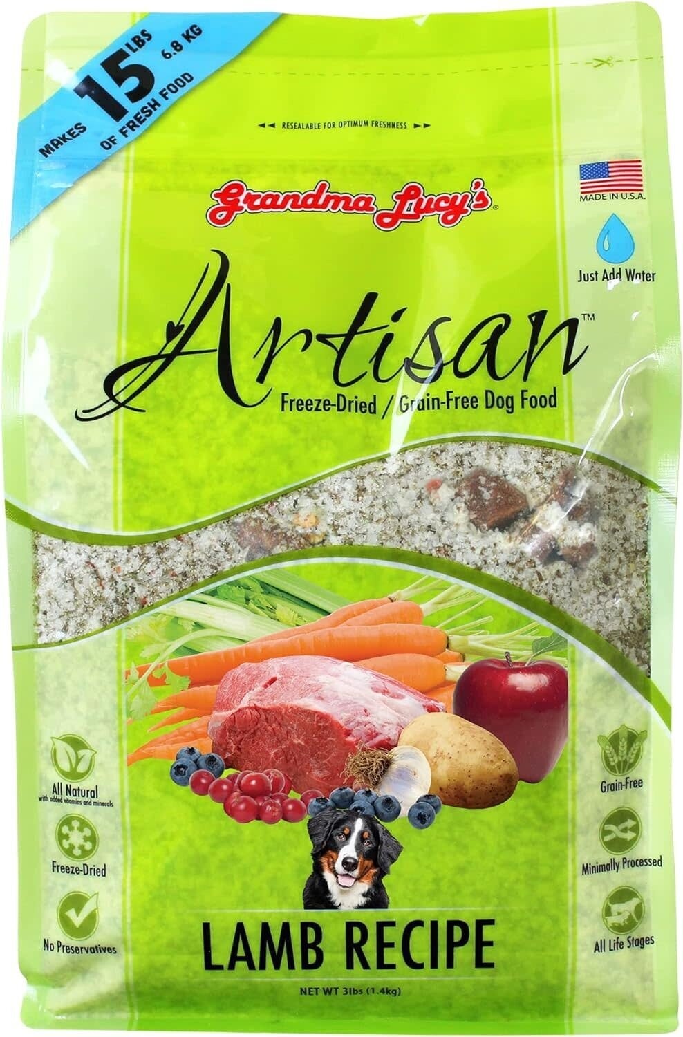 Grandma Lucy&#39;s Artisan Grain Free Lamb 3 lbs