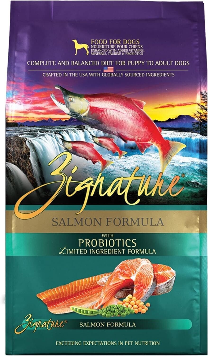 Zignature Salmon Formula Limited Ingredient Dog Food 4 lbs
