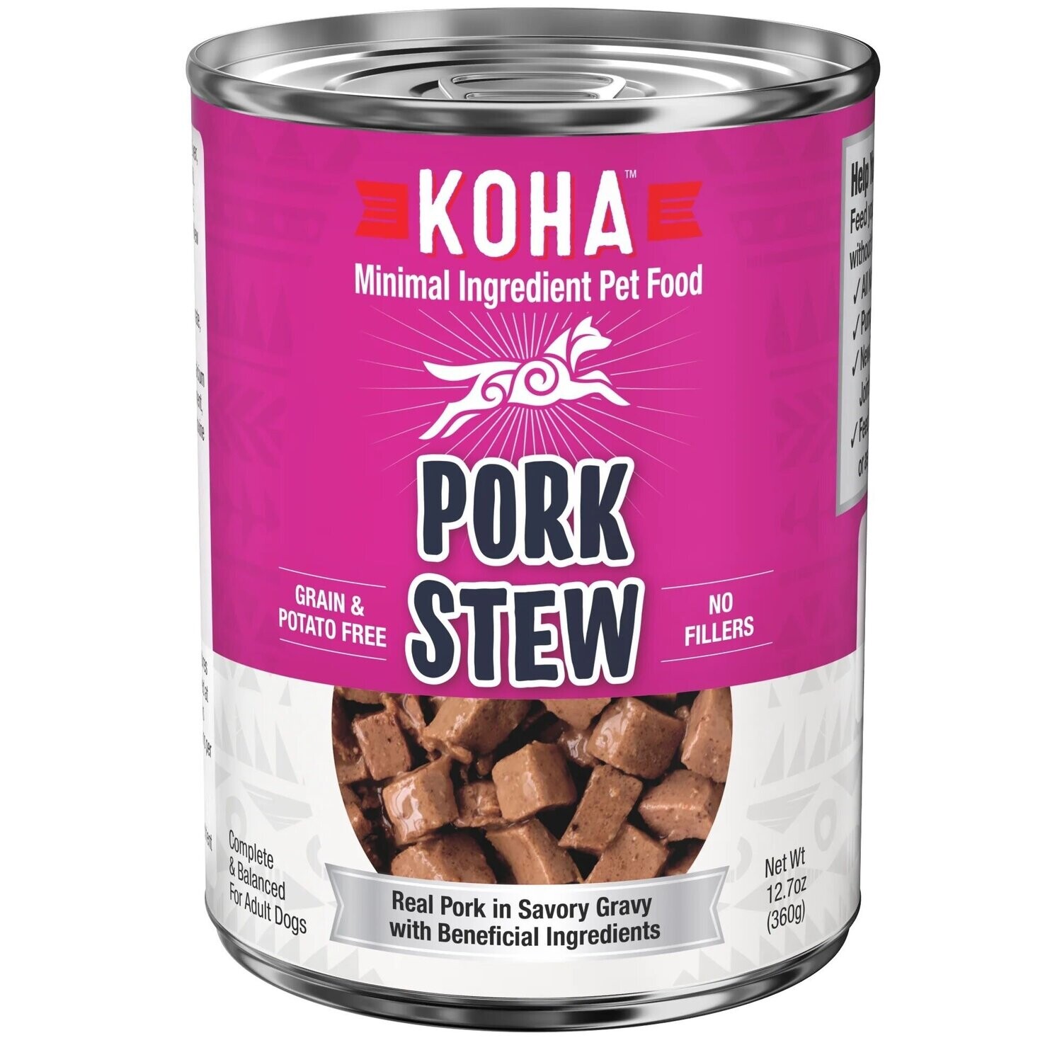 Koha Dog Can Stew GF Pork 12.7 oz