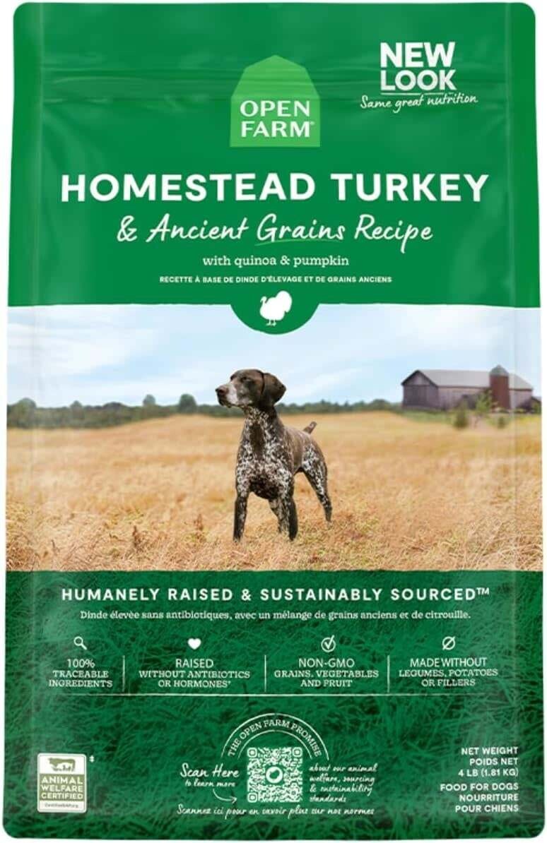 Open Farm Homestead Turkey &amp; Ancient Grains Recipe 22 lbs