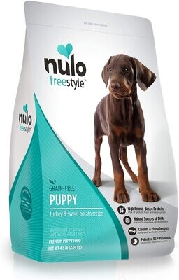 Nulo FreeStyle Grain Free Puppy Food Turkey &amp; Sweet Potato Recipe 4.5 lb