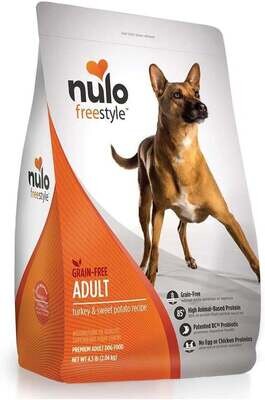 Nulo Freestyle Turkey &amp; Sweet Potato Recipe Adult Dog Food 4.5 lbs