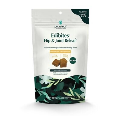 Pet Releaf Edibites Hip &amp; Joint Peanut Butter &amp; Banana Large Breed 12.5 oz
