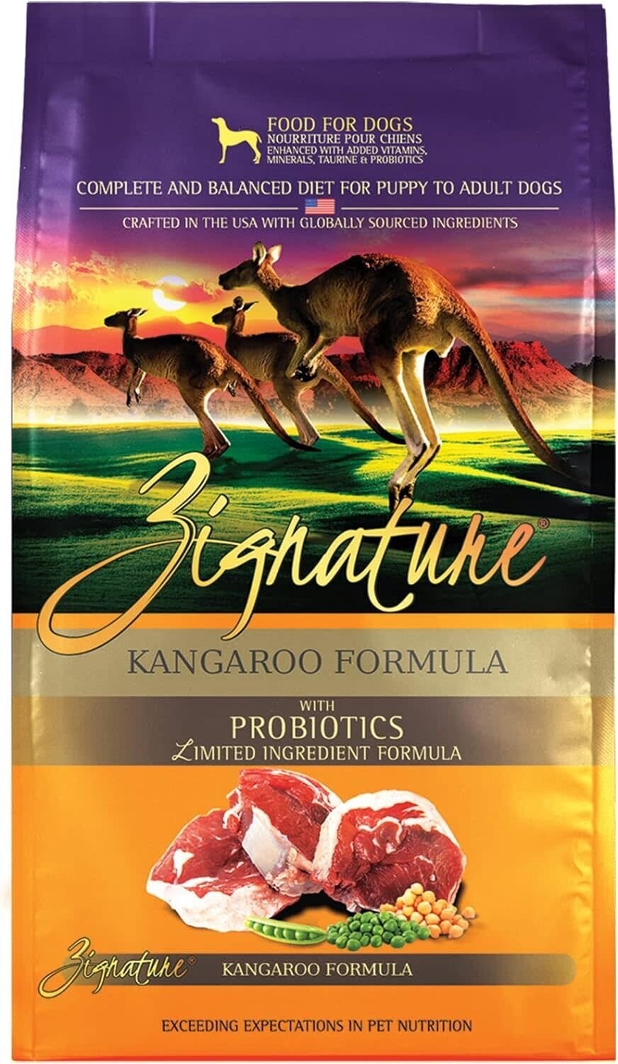 Zignature Kangaroo Formula Limited Ingredient Dog Food 25 lbs