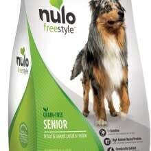 Nulo FreeStyle Grain Free Trout &amp; Sweet Potato Recipe Senior Dog Food 24 lbs