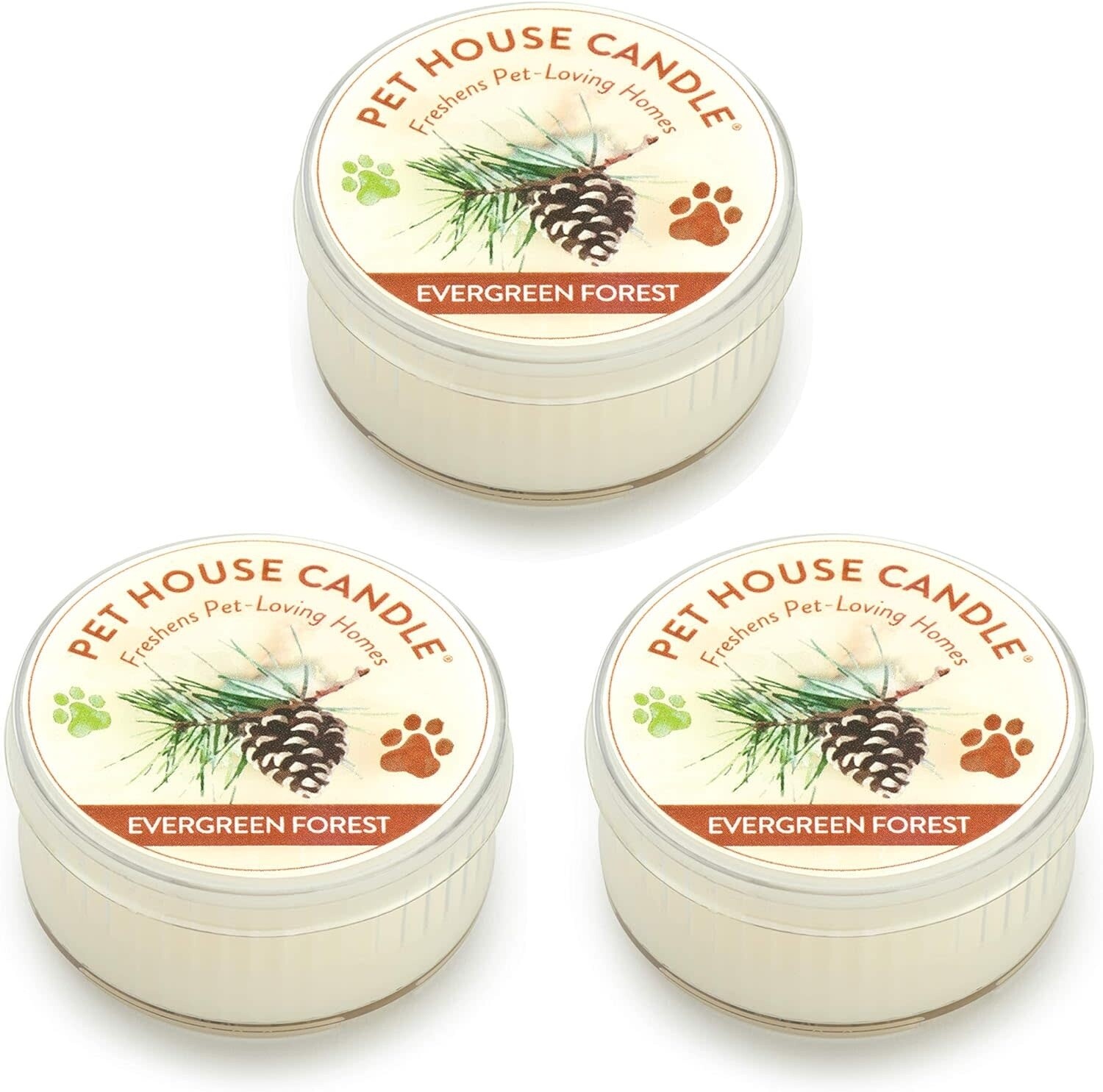 Pet House Mini Candle Evergreen Forest 1.5 oz