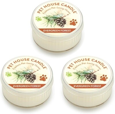 Pet House Mini Candle Evergreen Forest 1.5 oz