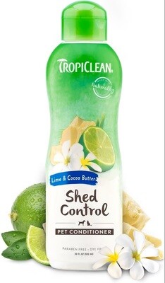 TropiClean Lime &amp; Cocoa Butter Deshedding Pet Conditioner