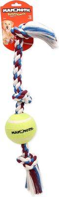 Mammoth Flossy Chews Large 3 Knot Rope Tennis Ball 24 inch