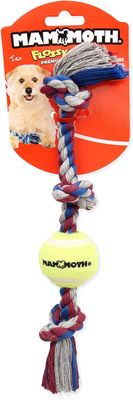 Mammoth Flossy Chews Mini 3 Knot Rope Tennis Ball 11 inch