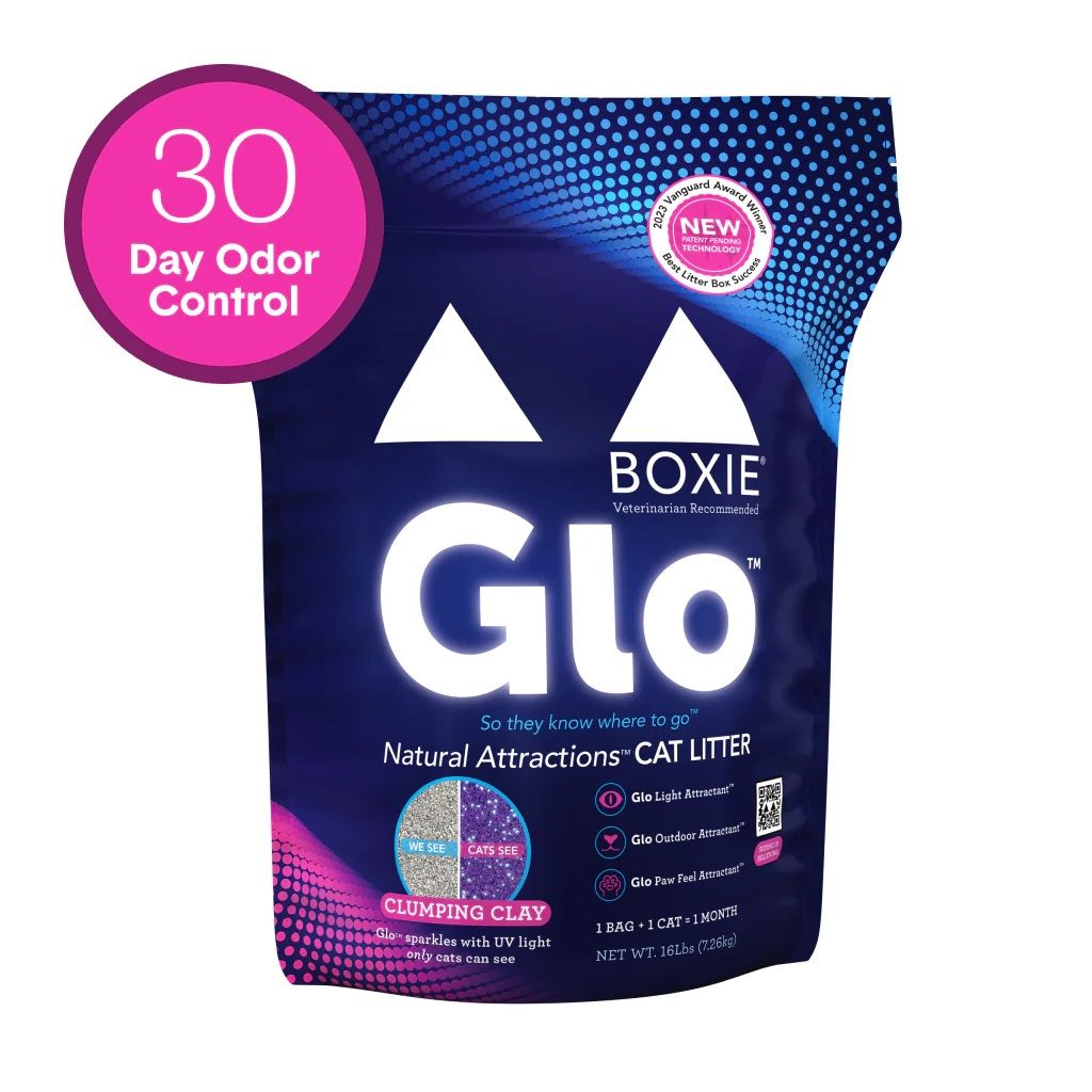 Boxie Cat Glo Clumping Clay Litter 16 lbs