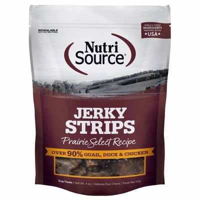 NutriSource Dog Treat Jerky Prairie Select 4 oz