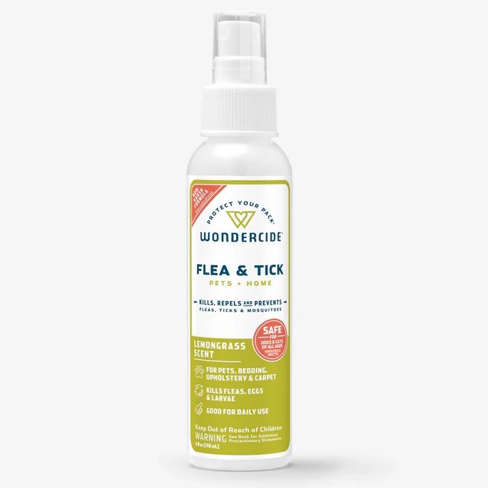 Wondercide Flea Tick Mosquito Spray Lemongrass 4 oz