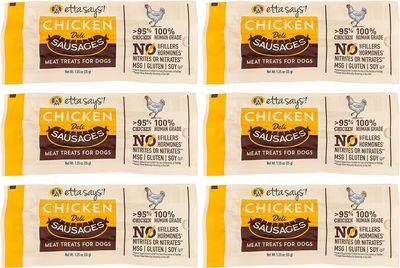 Etta Says Chicken Sausages Meat Treats for Dogs 1.25 oz