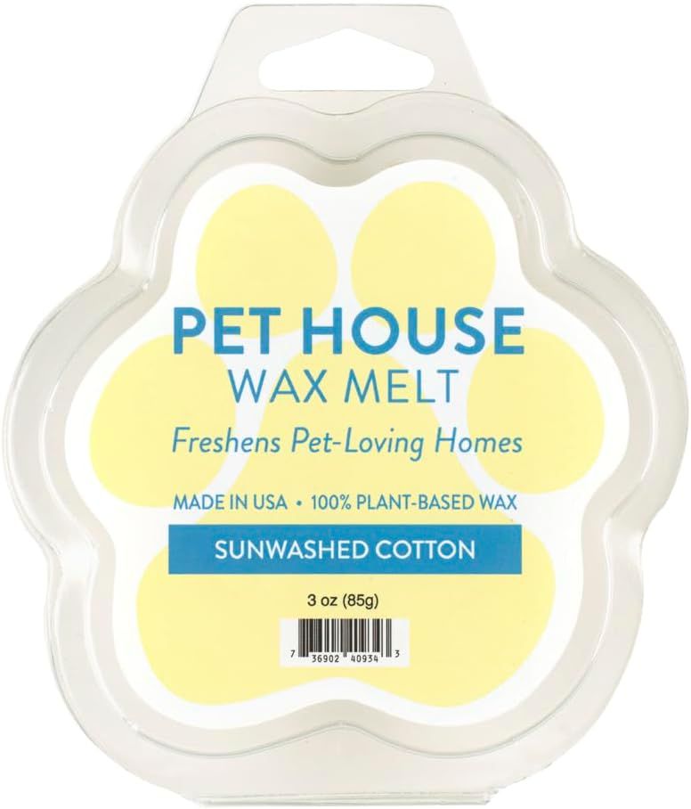 Pet House Candle Wax Melt Sun Washed Cotton 3 oz