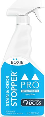 Boxie Pro Stain &amp; Odor Stopper Extra Strength Scent Free for Dogs 24 oz