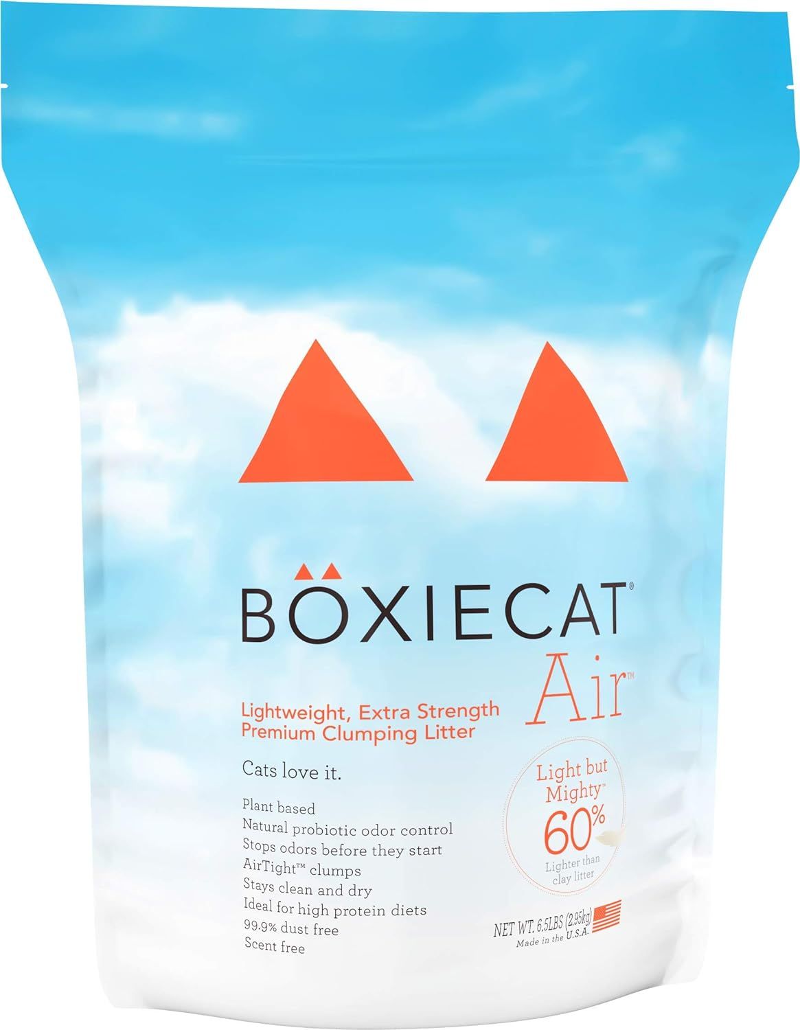Boxie Cat Air Lightweight Extra Strength Premium Clumping Litter 6.5 lbs