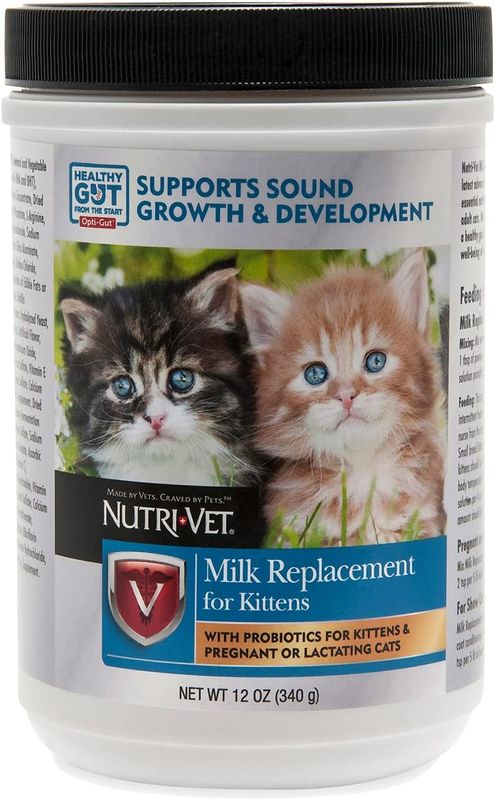 Nutri Vet Cat Kitten Milk Replacer Powder 12 oz