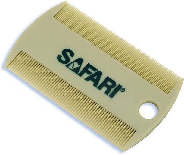 Safari by Coastal Double-Sided Flea Comb 3.5&quot; L x 2&quot; W