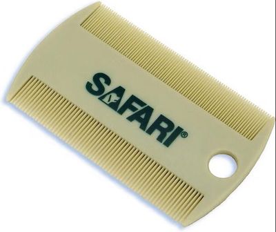 Safari by Coastal Double-Sided Flea Comb 3.5&quot; L x 2&quot; W