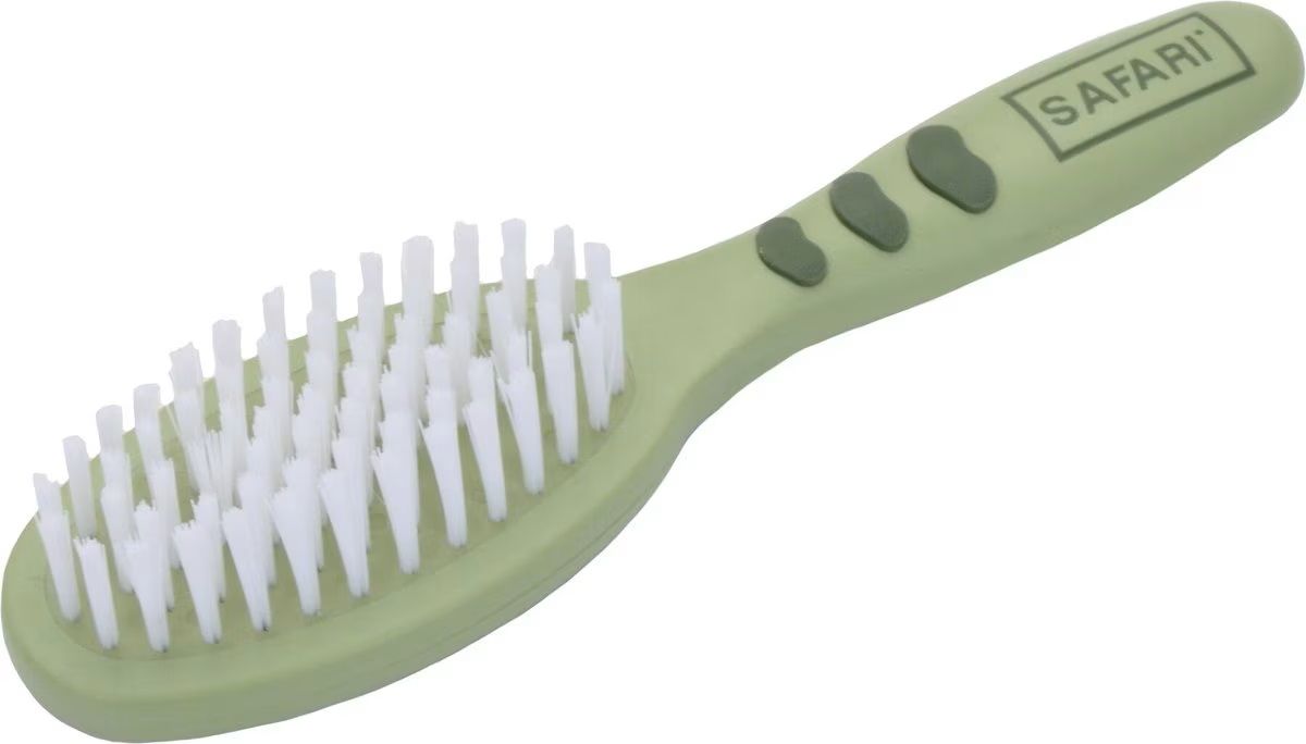 Safari by Coastal Cat Bristle Brush with Plastic Handle ONE SIZE 8&quot; L x 2&quot; W