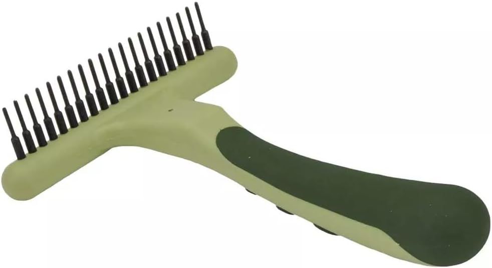 Safari Coastal Dog Single Row Undercoat Rake Long Tooth MEDIUM / LARGE 6.5&quot; L x 4.5&quot; W