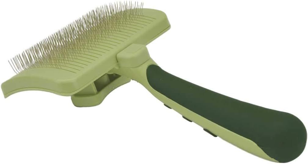Safari by Coastal Dog Self-Cleaning Slicker Brush MEDIUM 4.25&quot; L x 4.0625&quot; W