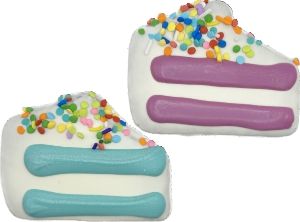 Preppy Puppy Cake Slice Big Biscuit Dog Treat