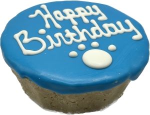 Preppy Puppy Mini Birthday Cakes Blue 4 inches
