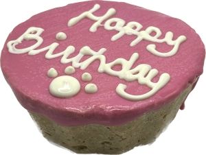 Preppy Puppy Mini Birthday Cakes Pink 4 inches