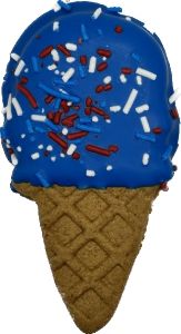 Preppy Puppy Ice Cream Freedom Cone Dog Treat