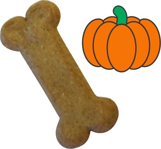 Preppy Puppy Bulk Pumpkin Bones Dog Treats 8 oz