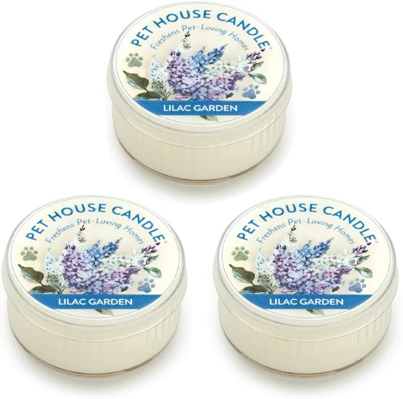 Pet House Mini Candle Lilac Garden Cotton 1.5 oz