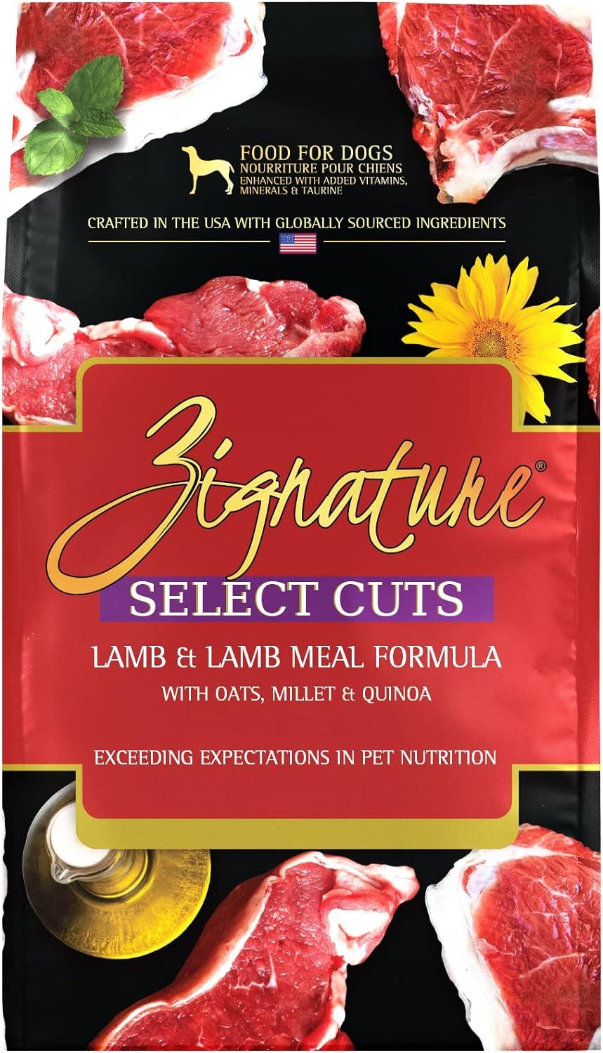 Zignature Select Cuts Lamb Formula Dog Food 25 lbs