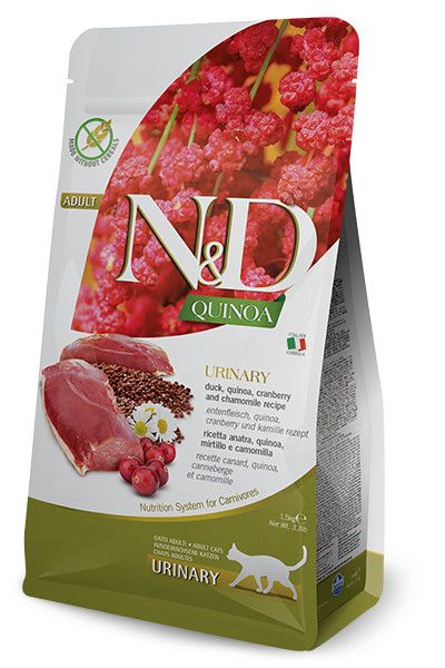 Farmina Cat Food Urinary Duck &amp; Quinoa, Size: 3.3 Lb