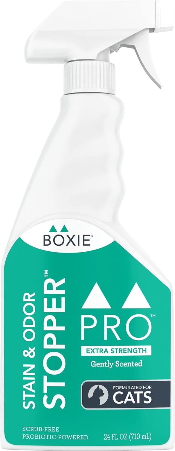 Boxie Cat Stain &amp; Odor Stopper Extra Strength Gently Scented 24 oz