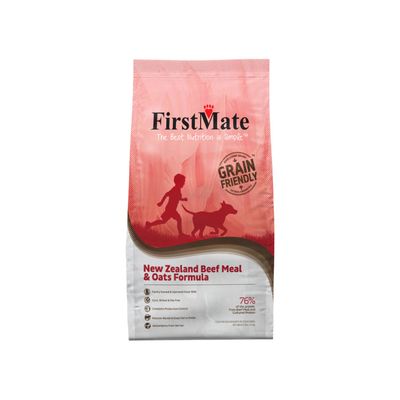 First Mate New Zealand Beef Meal and Oats Formula Grain Friendly Dog Food 25 lbs