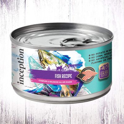 Inception Fish Recipe Wet Cat Food 5.5 oz single